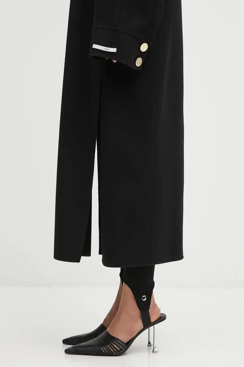 cappotto in lana OLIO colore nero 2522016021600 miniatura 5