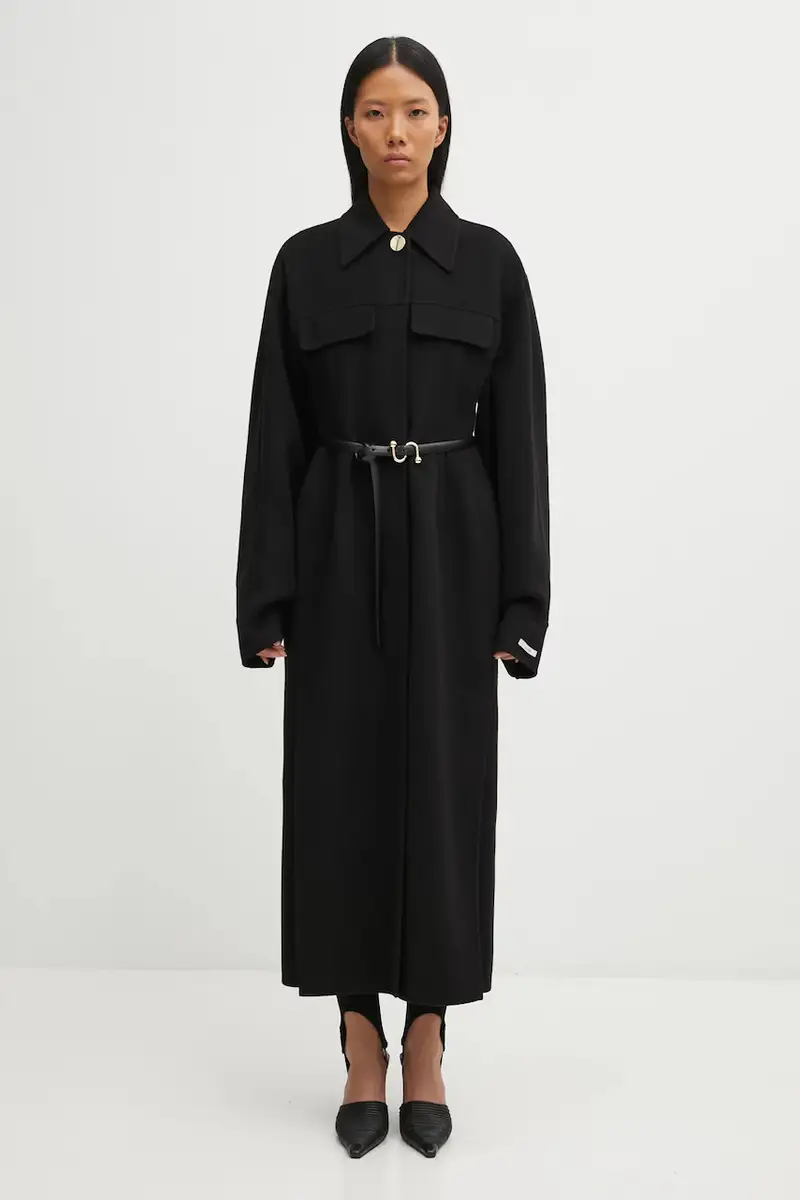 cappotto in lana OLIO colore nero 2522016021600