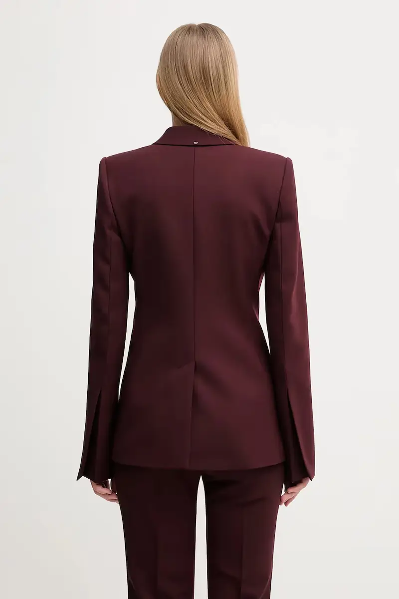 giacca con lana COCCO colore granata 2522046042600 miniatura 3