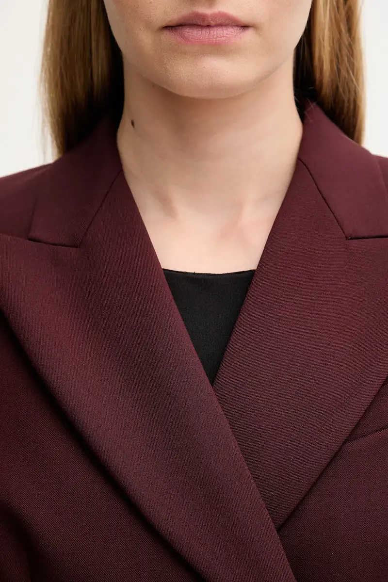 giacca con lana COCCO colore granata 2522046042600 miniatura 5