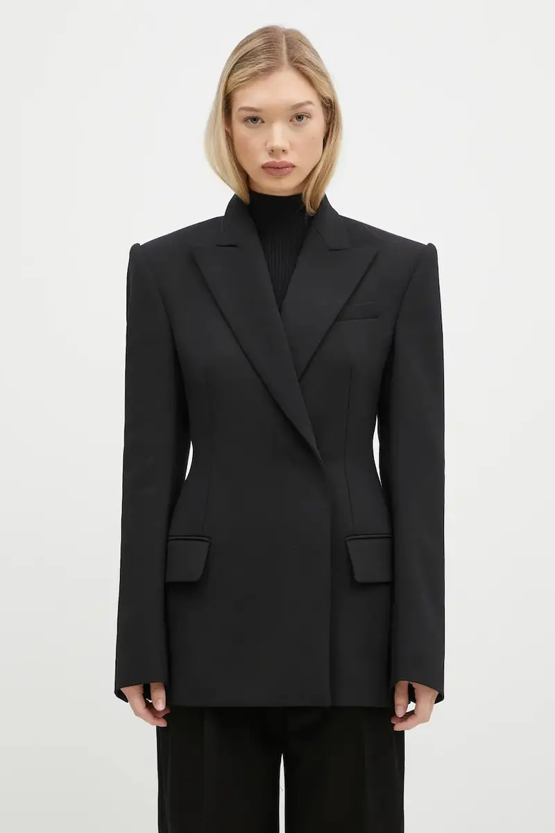 giacca in lana Danzica colore nero 2422046014600