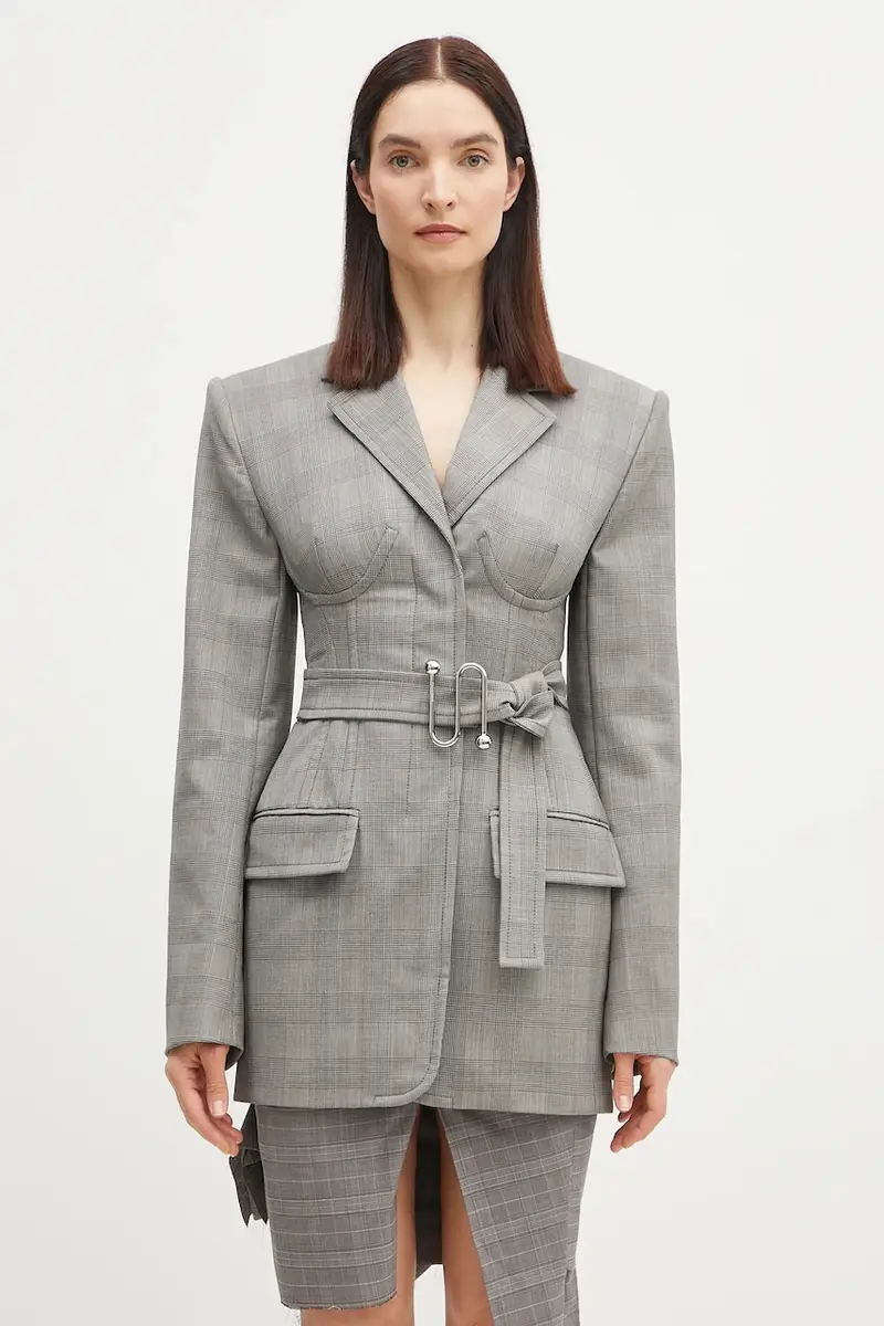 giacca in lana Emy colore grigio 2512041051600