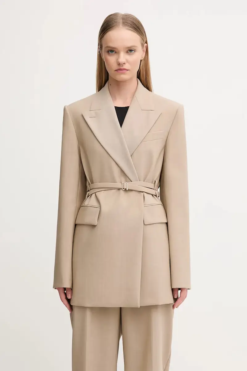 giacca in lana TUBINGA colore beige 2522046051600