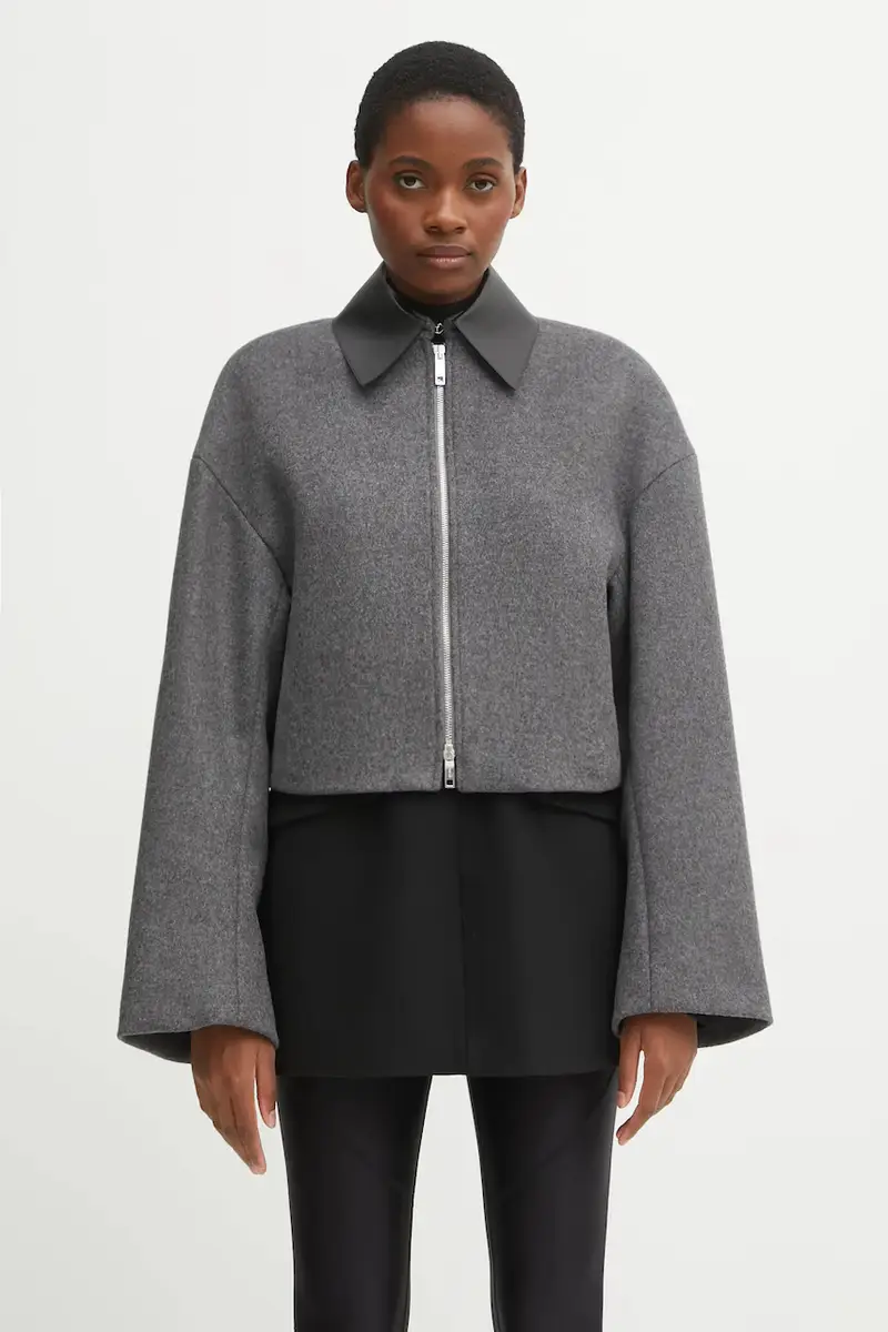 giacca in lana VACUO colore grigio 2522086022600
