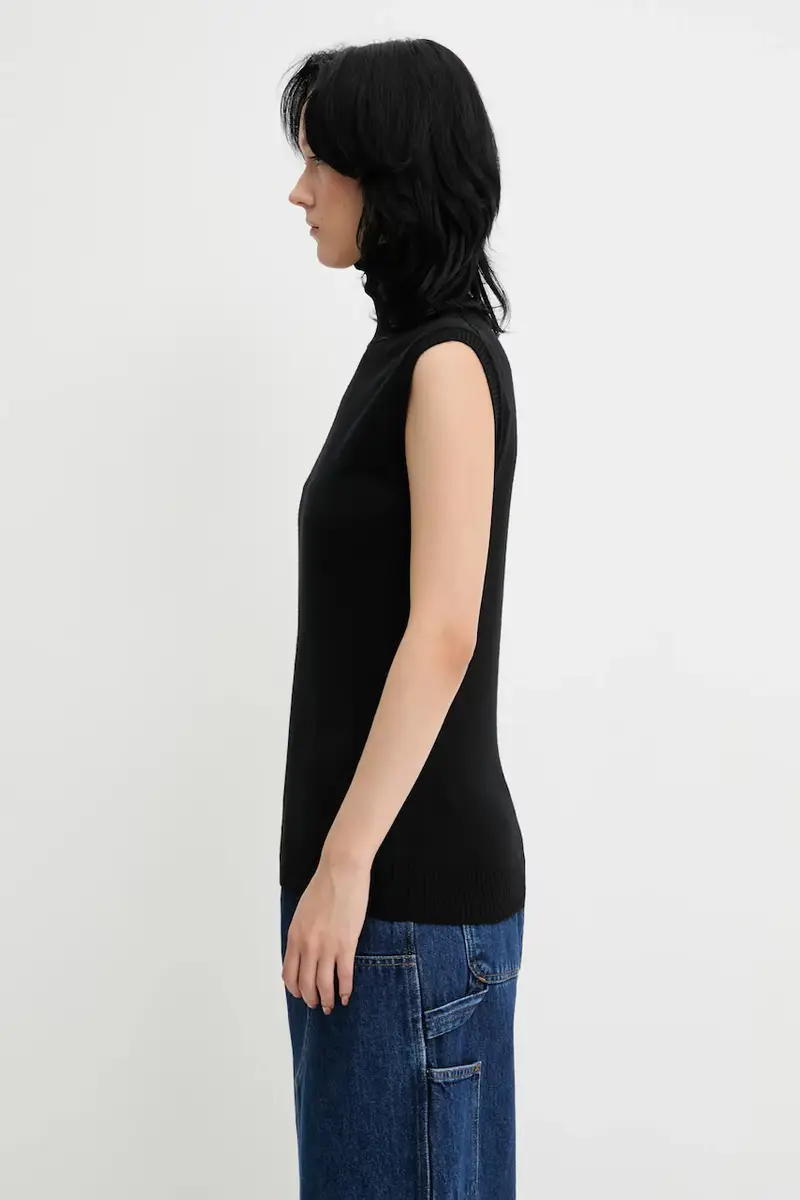 gilè in lana VERTIGO colore nero 2522366011600 miniatura 2