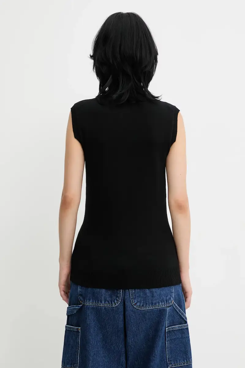 gilè in lana VERTIGO colore nero 2522366011600 miniatura 3