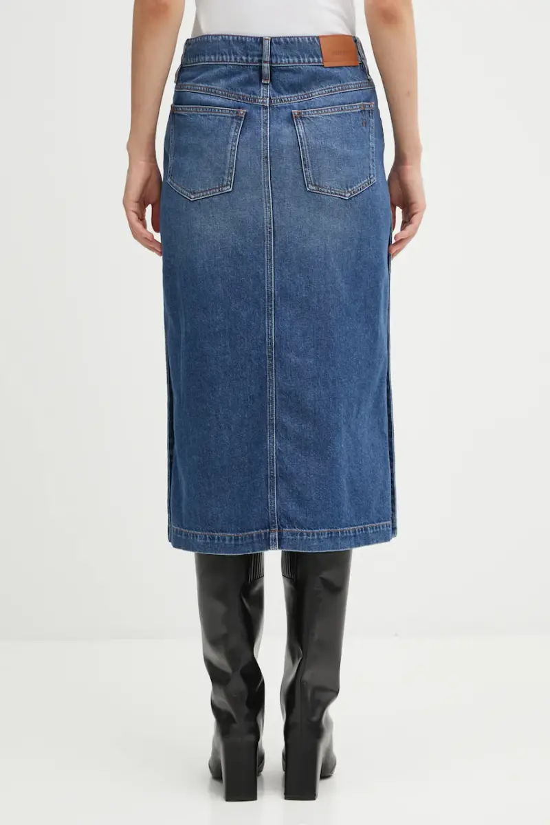 gonna di jeans BIBLIOS colore blu 2522106215600 miniatura 3