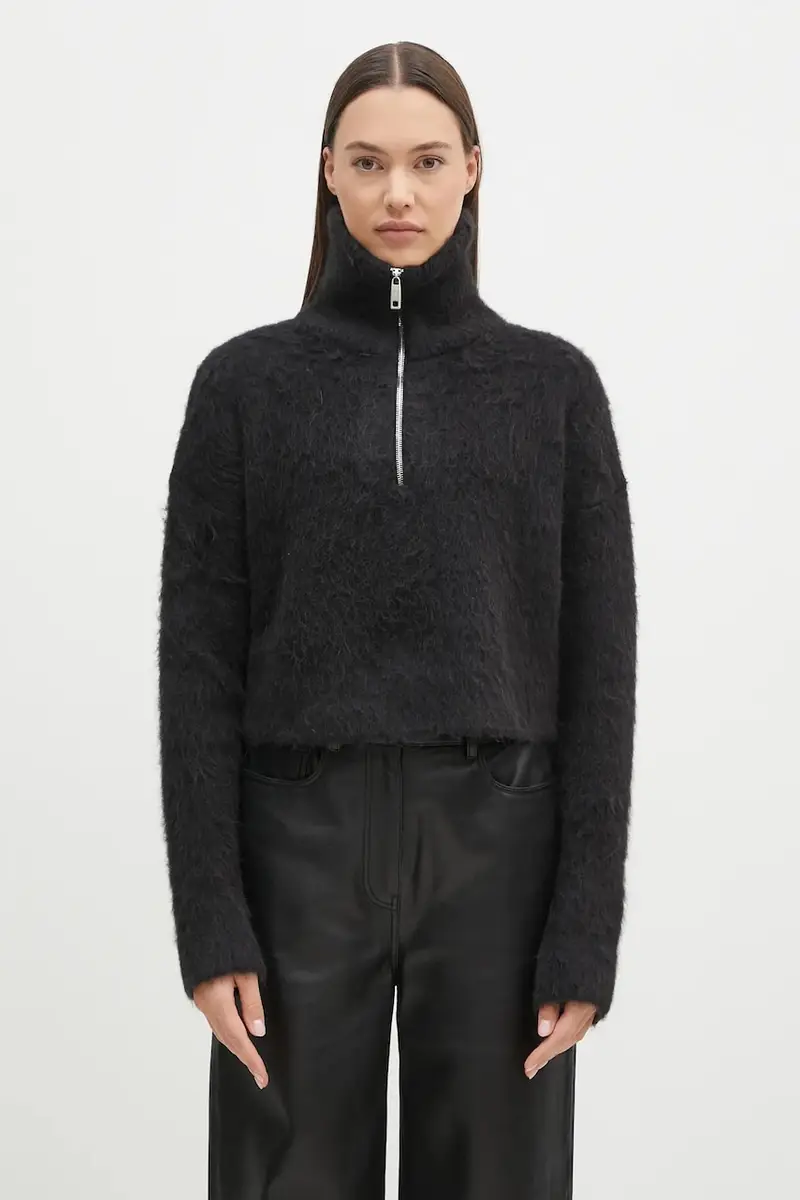 maglione in lana Falcone donna colore nero 2422366172600