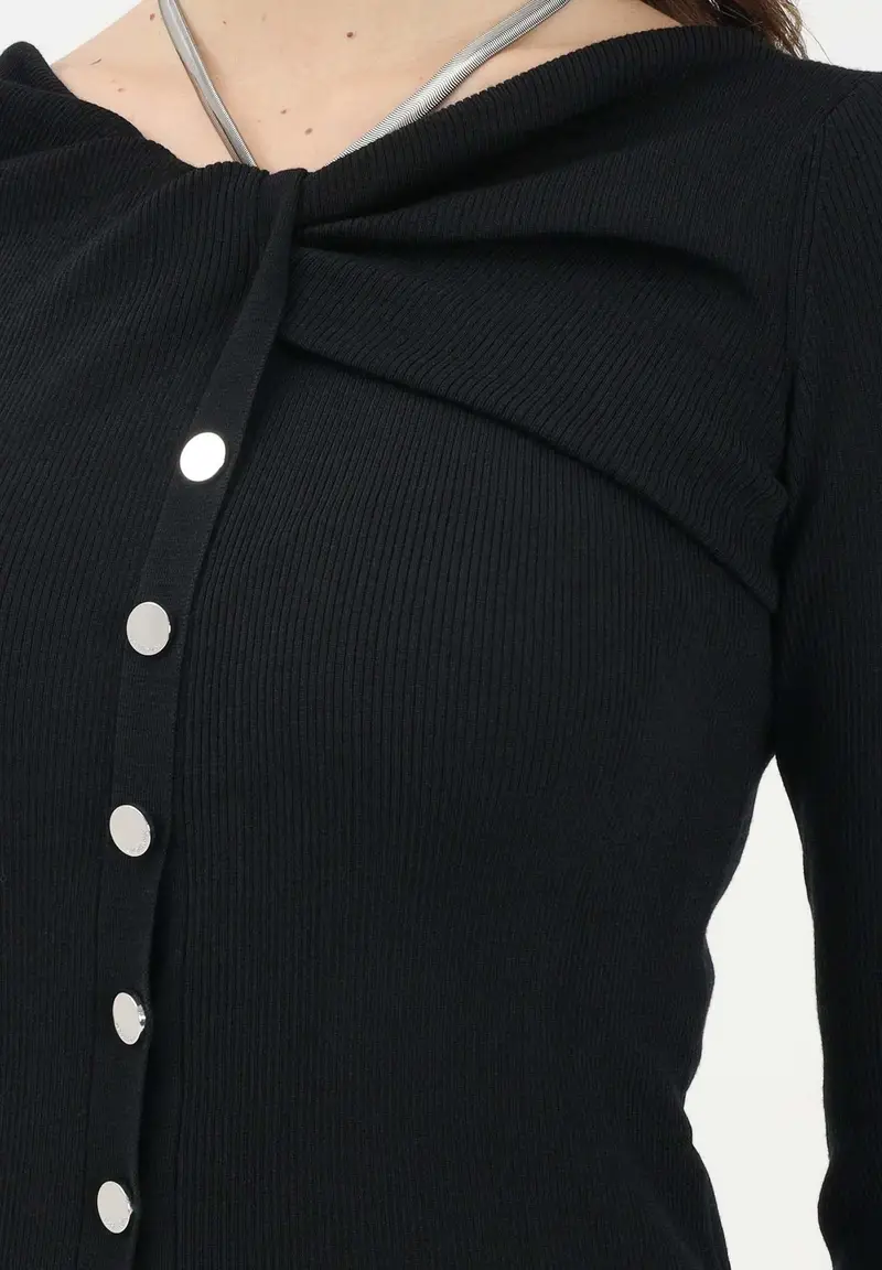 MAX MARA Maglioncino girocollo SPXTROFEO nero da donna miniatura 3