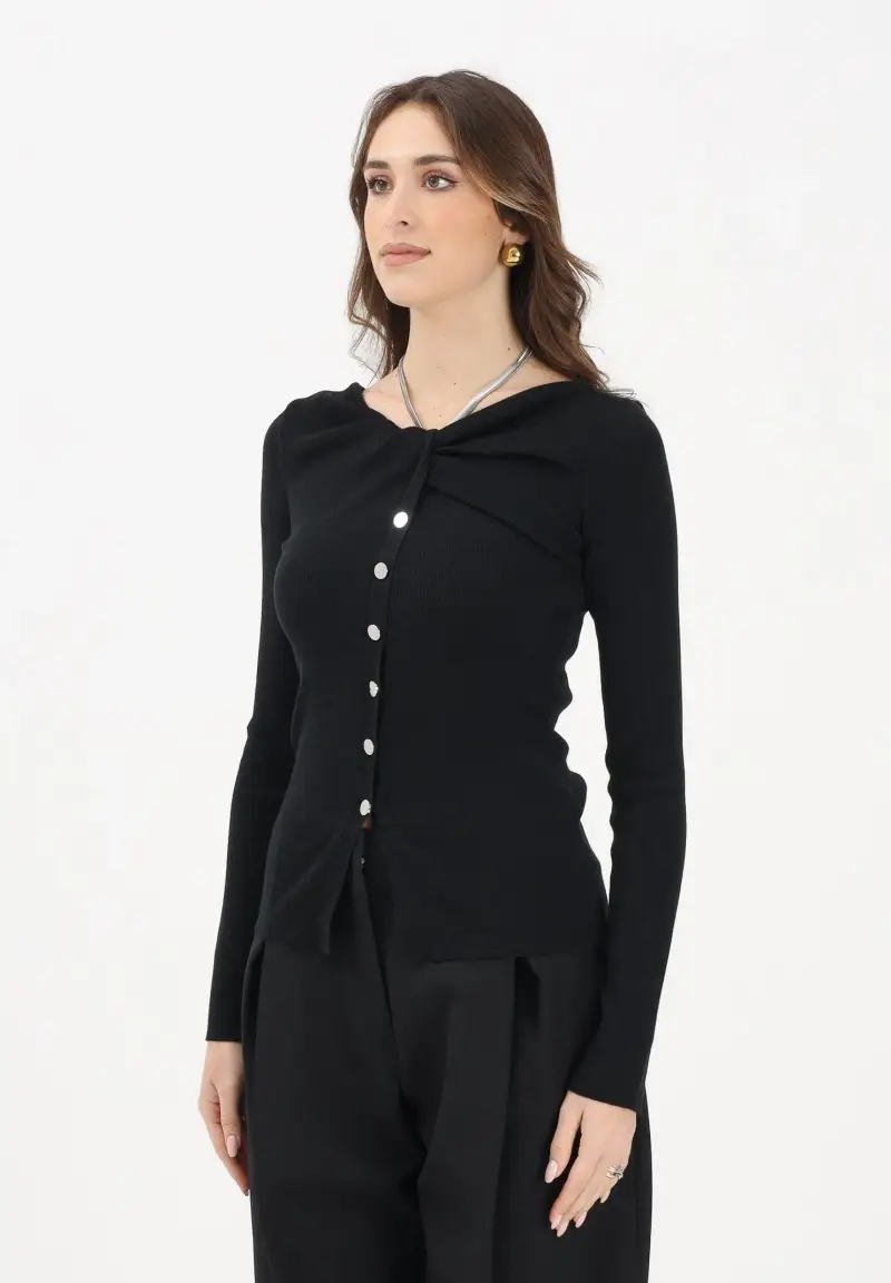 MAX MARA Maglioncino girocollo SPXTROFEO nero da donna