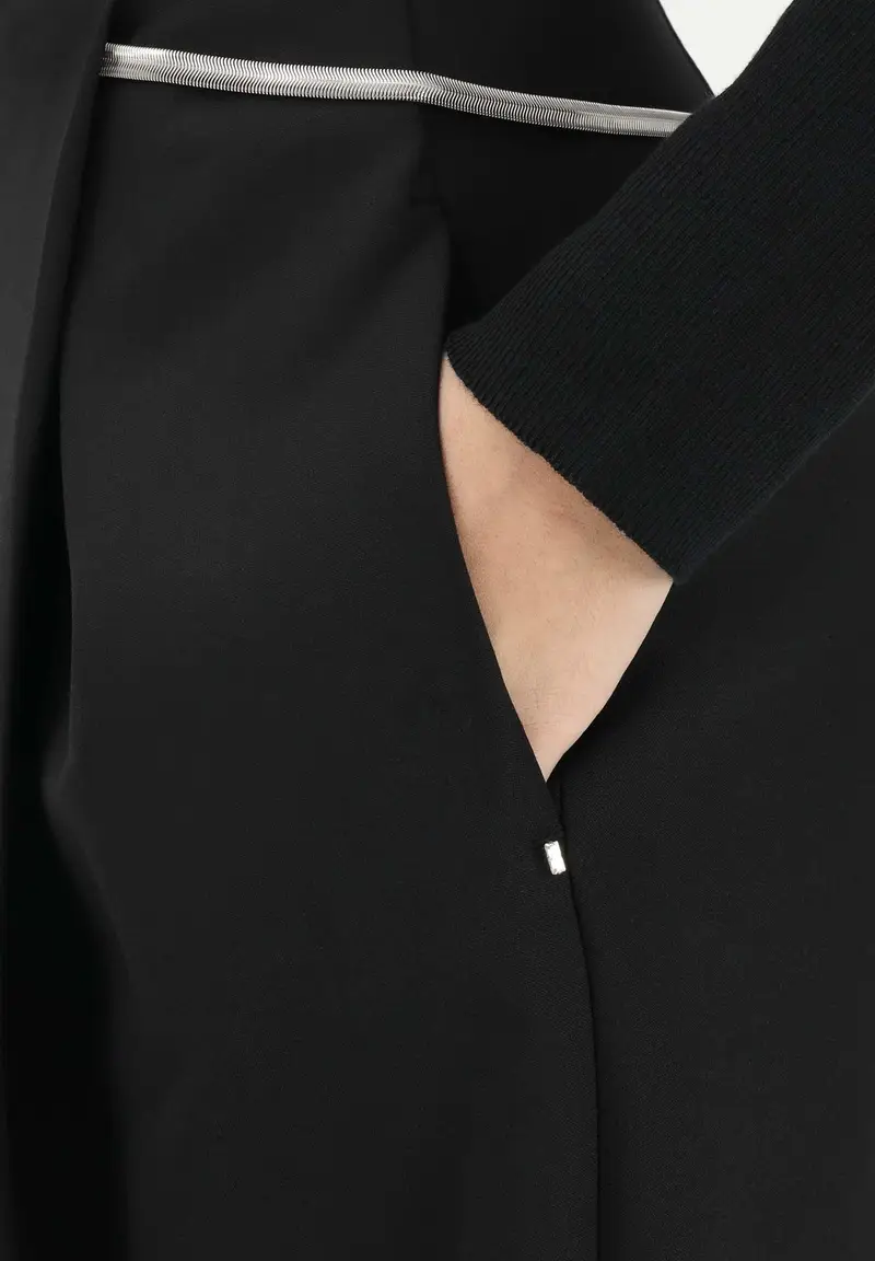 Pantalone elegante SPXFANTE nero da donna miniatura 3