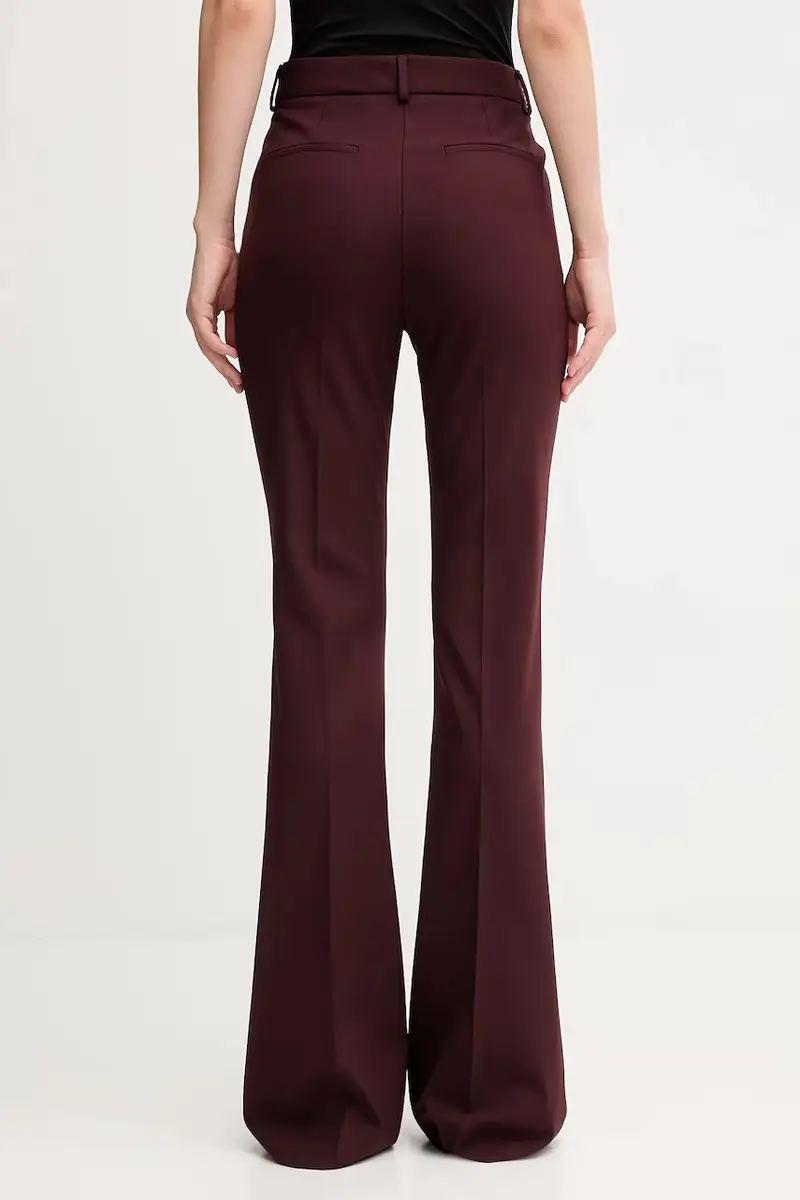 pantaloni con lana FEBE colore granata 2522136082600 miniatura 3