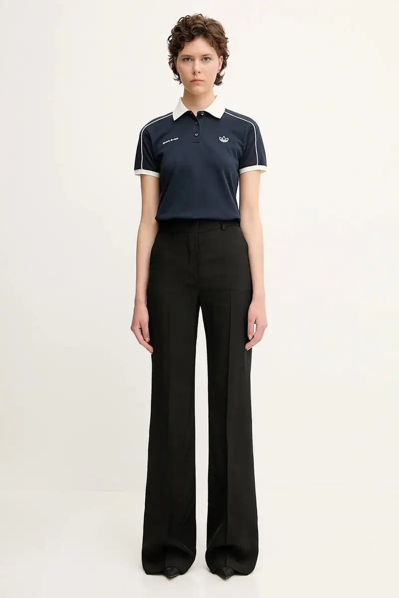 pantaloni Orario donna colore nero 2512131102600 miniatura 4