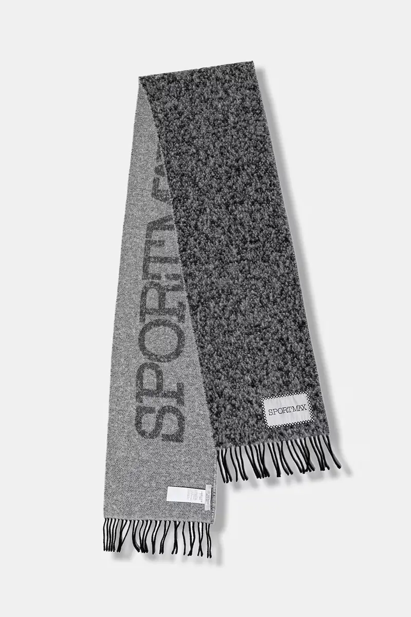 scialle con lana LIRICHE colore nero 2522546022600