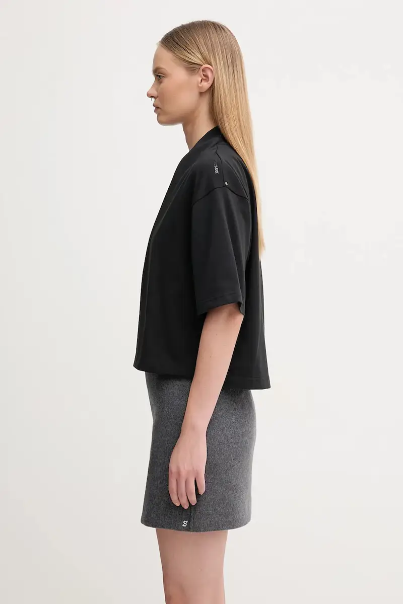 SPORTMAX T-shirt Donna Nero 2520881 miniatura 2