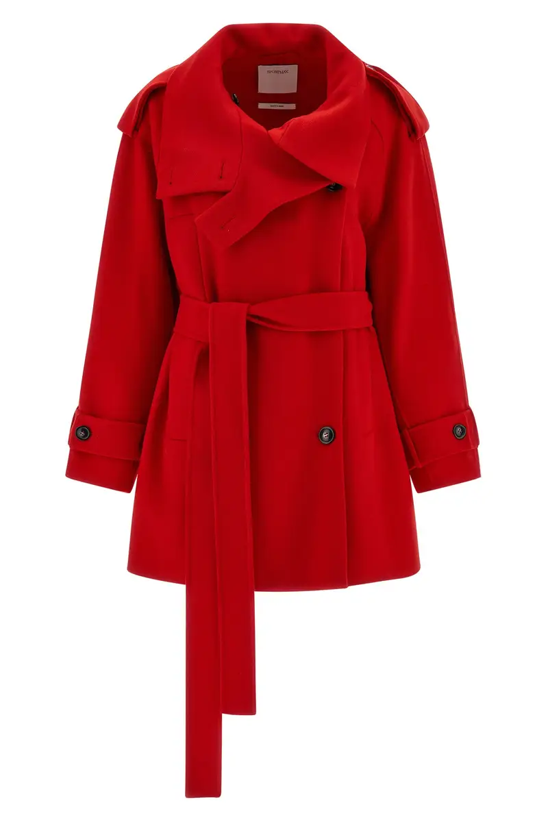 SPORTMAX Trench Rosso 3832890