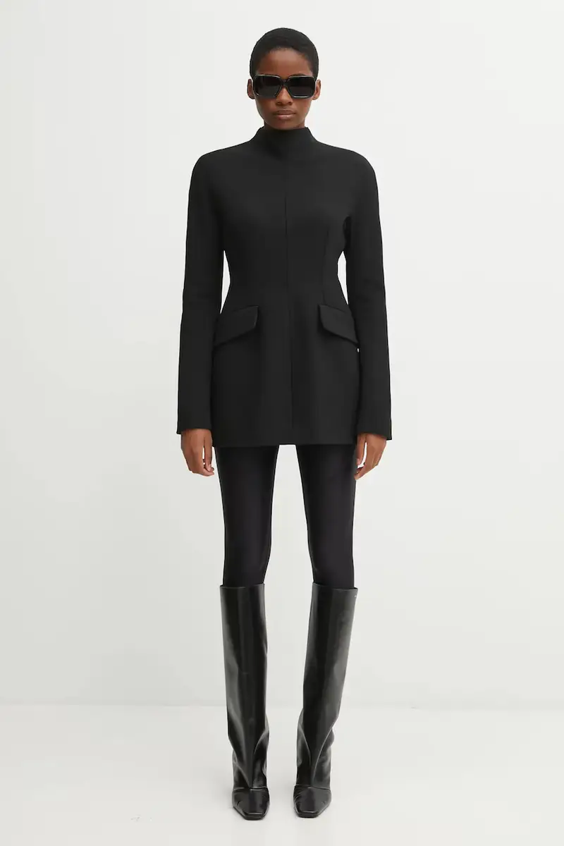 vestito con lana TEFRITE colore nero 2522226014600 miniatura 5