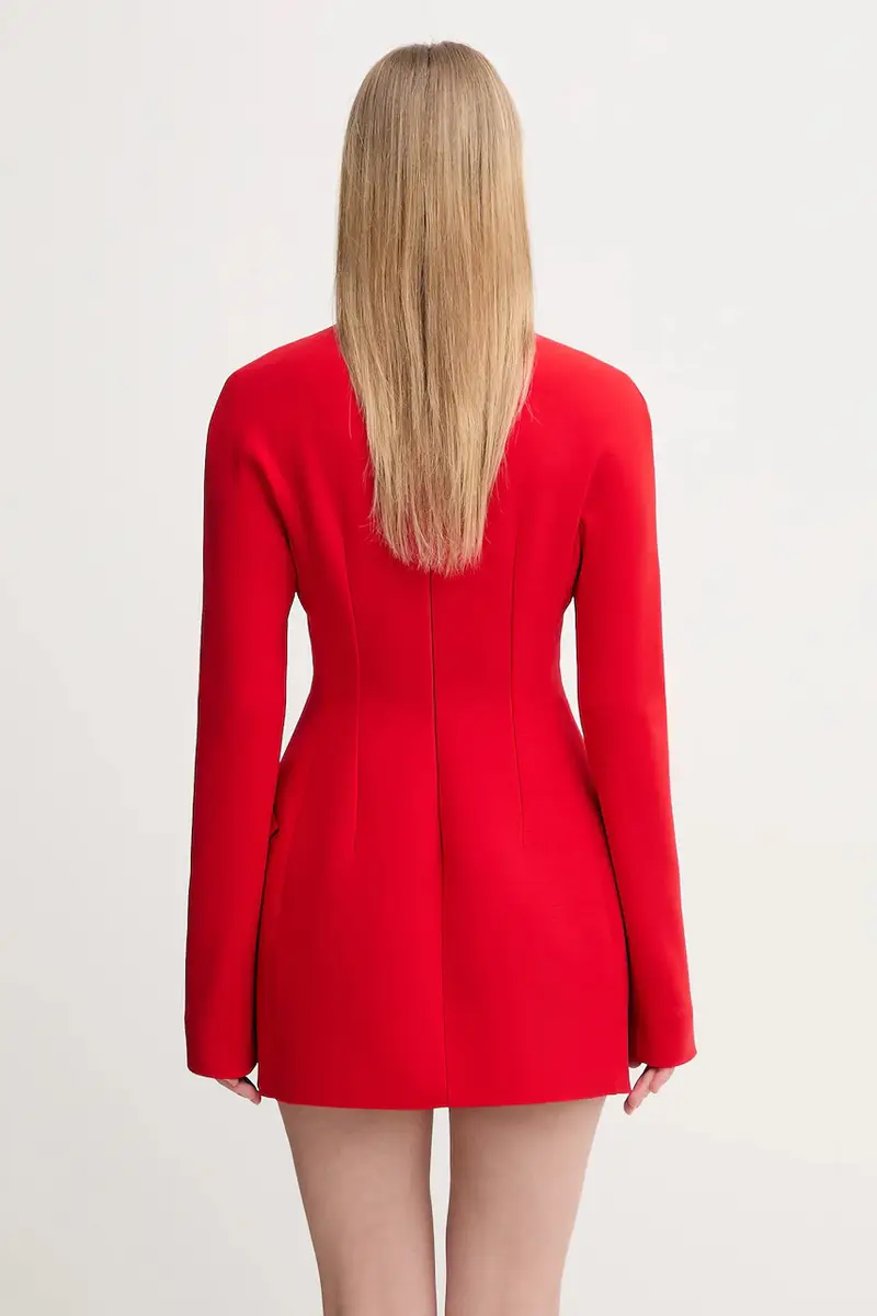 vestito con lana TEFRITE colore rosso 2522226014600 miniatura 3