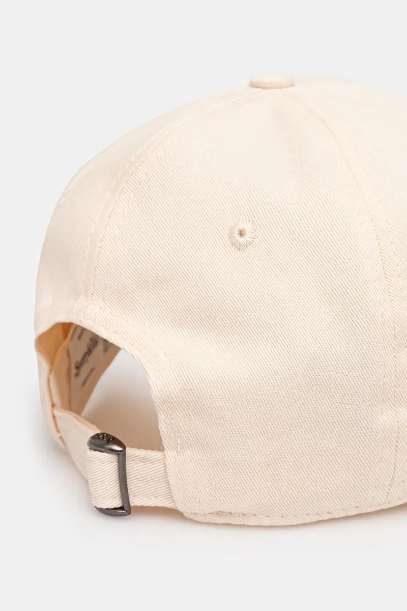 berretto da baseball in cotone NY Health Club Beige miniatura 3