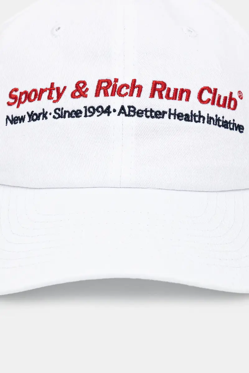 berretto da baseball in cotone Run Club colore bianco AC07964172WH01 miniatura 2