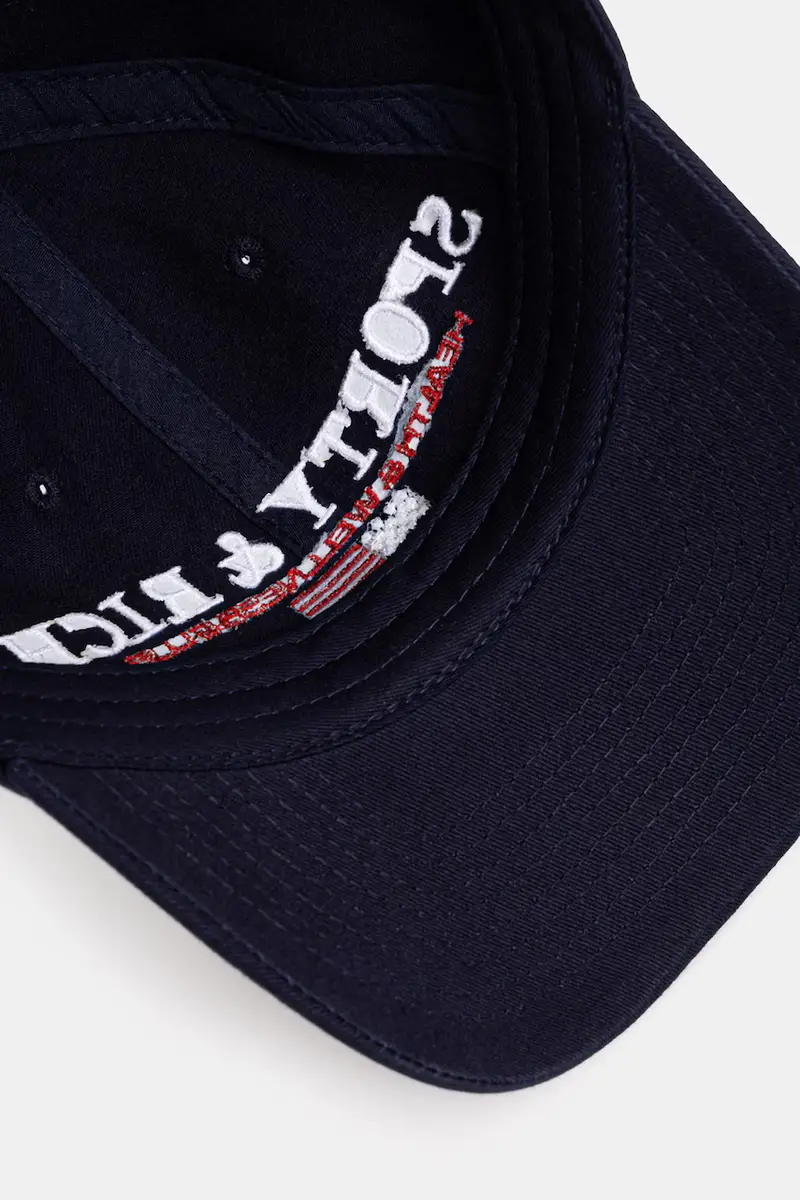 berretto da baseball in cotone S&R Nautical Blu navy miniatura 4