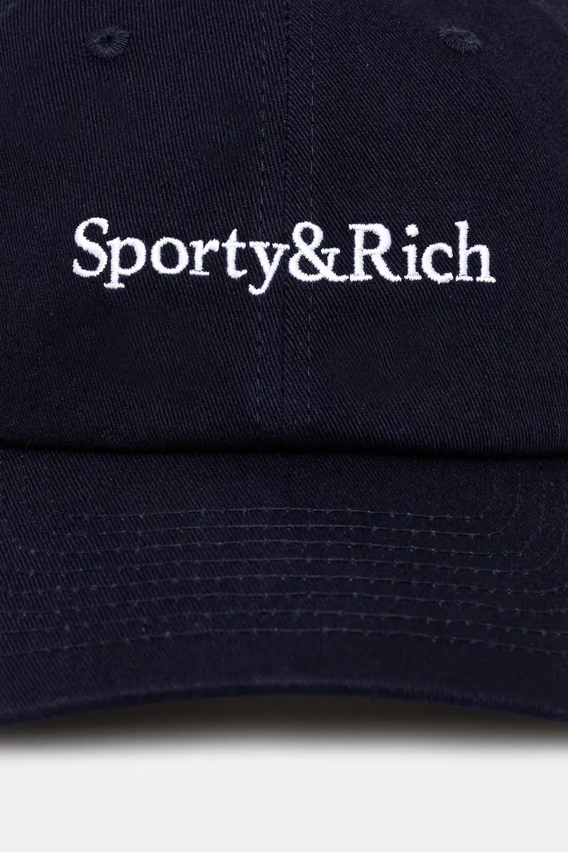 berretto da baseball in cotone Serif Logo colore blu navy AC07964300BL106 miniatura 2