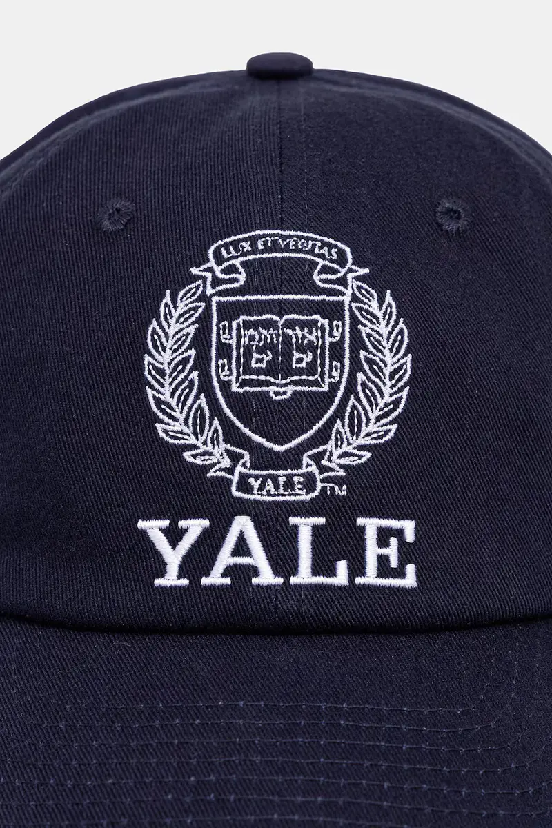 berretto da baseball in cotone Yale Crest Blu navy miniatura 2