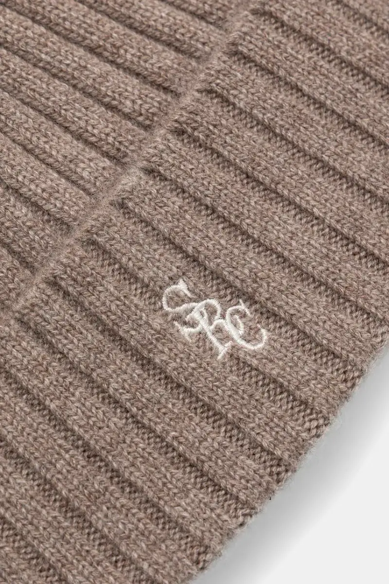 berretto in lana SRC Cashmere Beige miniatura 3