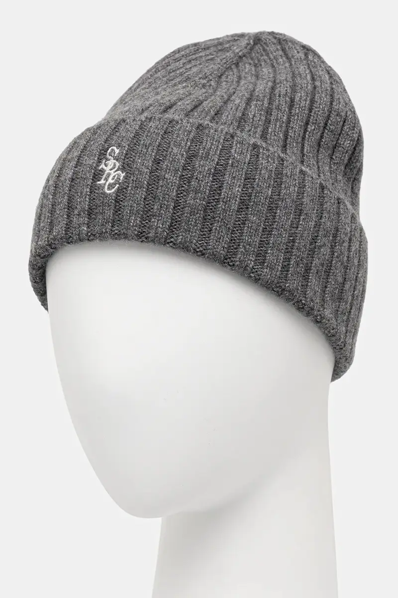 berretto in lana SRC Cashmere Grigio miniatura 2