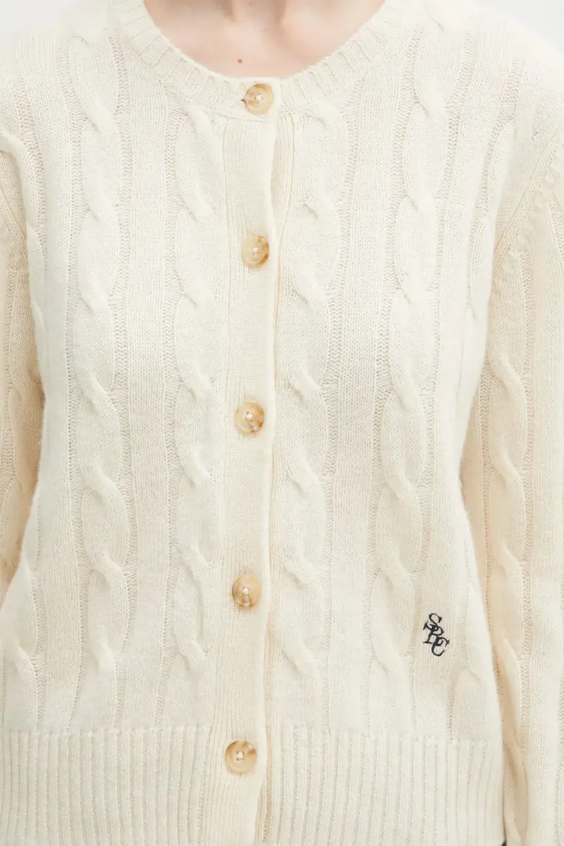 Sporty & Rich Cardigan Beige 3973369 miniatura 4