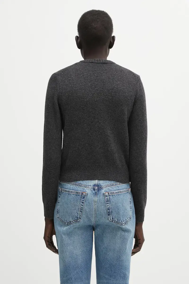 Sporty & Rich Cardigan Donna Grigio 3842444 miniatura 3