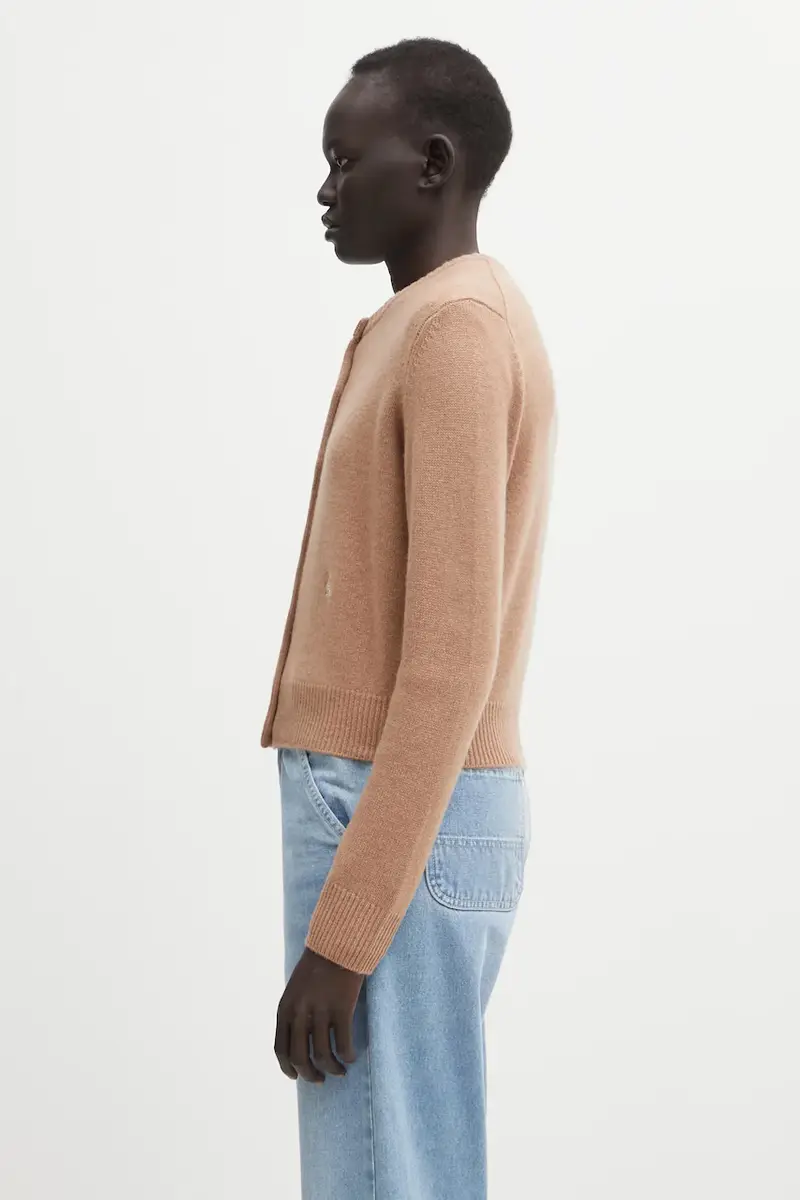 Sporty & Rich Cardigan Donna Marrone 3842465 miniatura 2