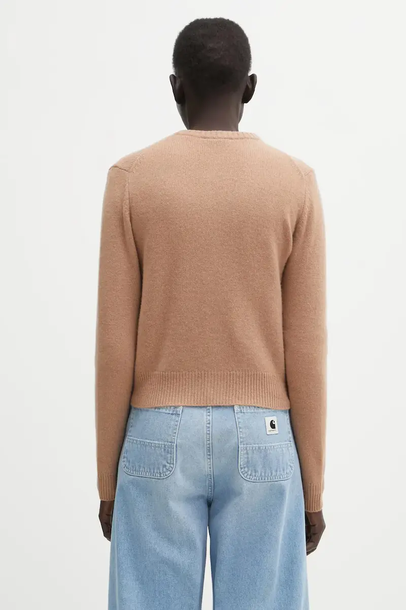 Sporty & Rich Cardigan Donna Marrone 3842465 miniatura 3