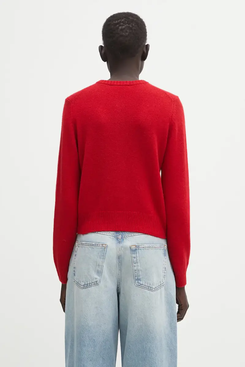 Sporty & Rich Cardigan Donna Rosso 3830562 miniatura 3