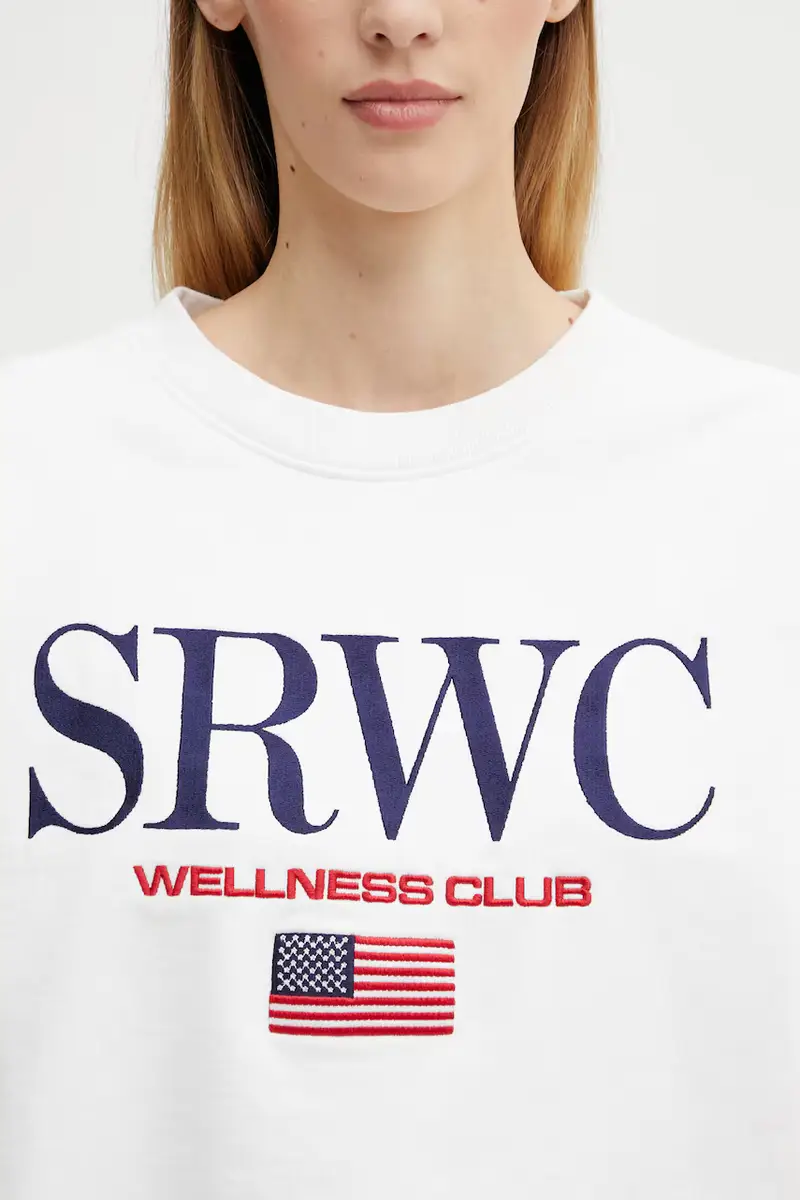 felpa in cotone Nautical Embroidered Beige miniatura 4