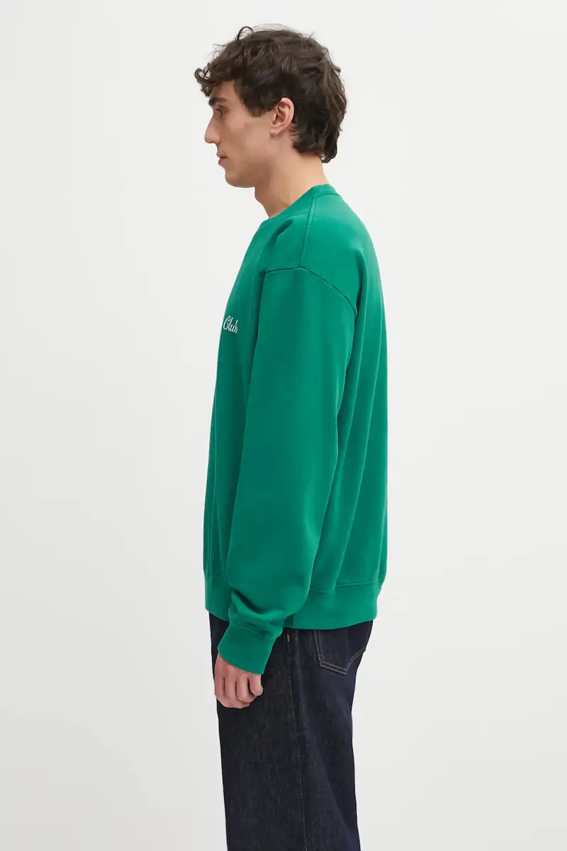 felpa in cotone Ny Tennis Club colore verde ST071621402GR03 miniatura 3