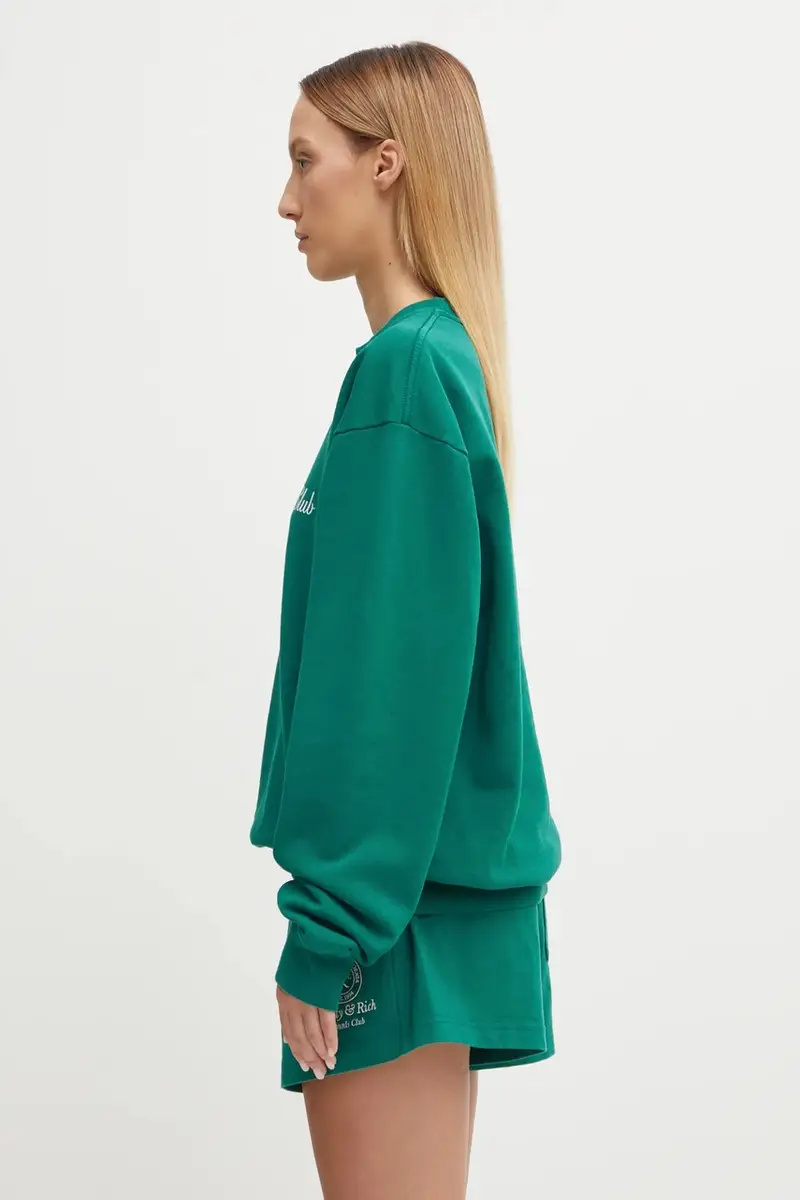 felpa in cotone Ny Tennis Club colore verde ST071621402GR03 miniatura 4