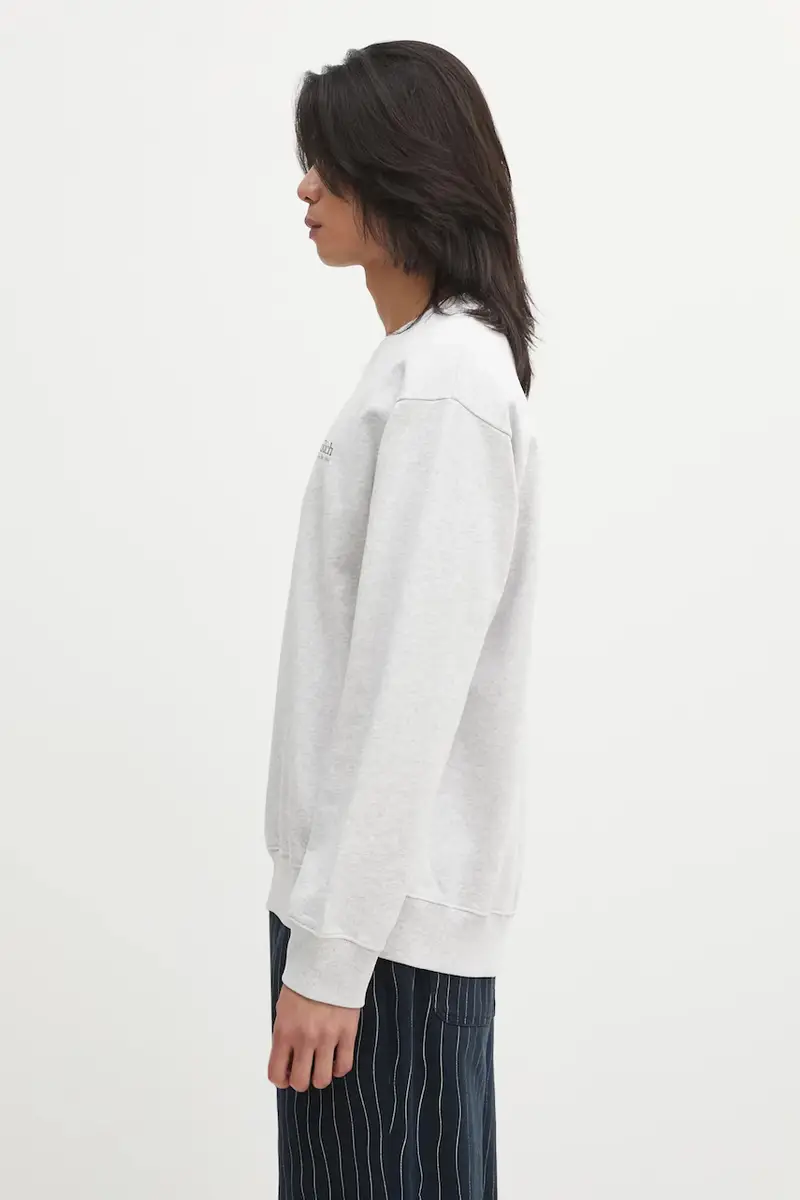 felpa in cotone Run Club uomo colore grigio ST07162175GY03 miniatura 2