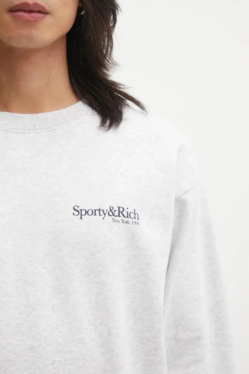 felpa in cotone Run Club uomo colore grigio ST07162175GY03 miniatura 4