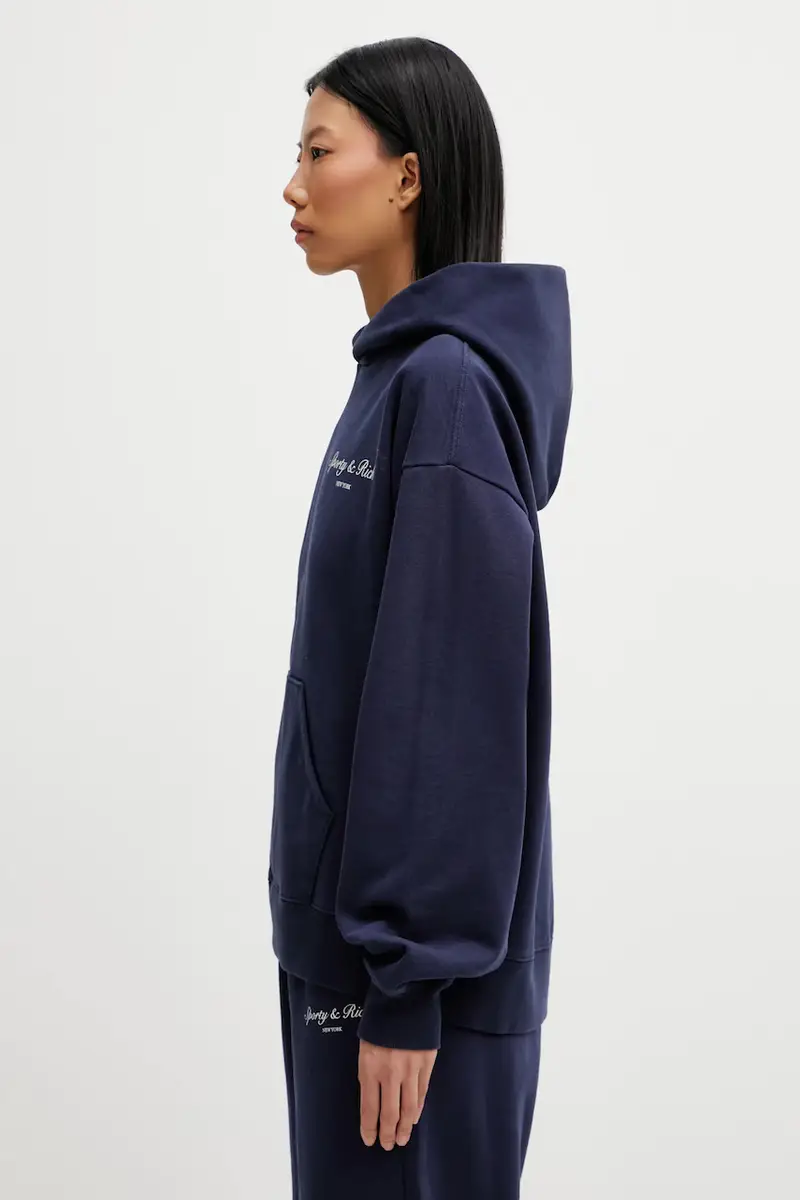 felpa in cotone Syracuse Blu navy miniatura 2