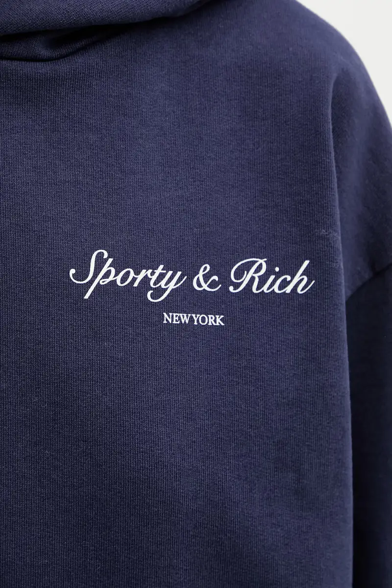 felpa in cotone Syracuse Blu navy miniatura 4