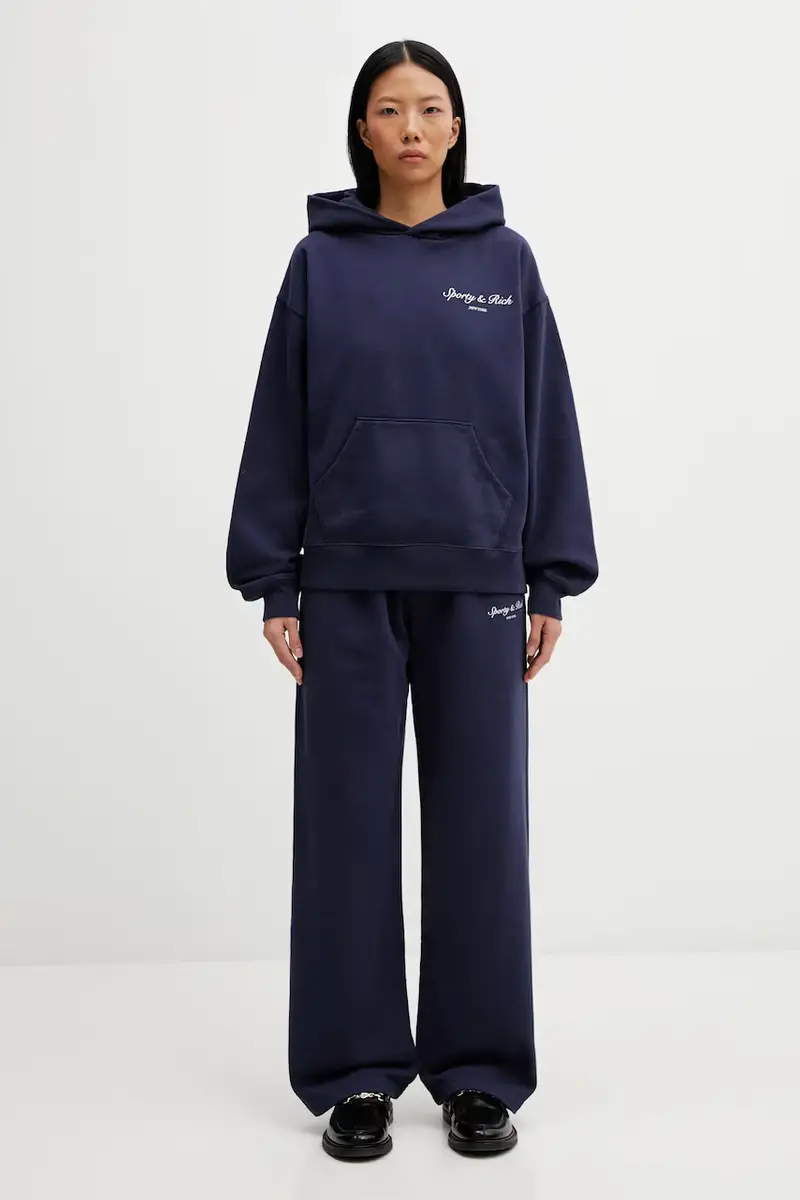 felpa in cotone Syracuse Blu navy miniatura 5