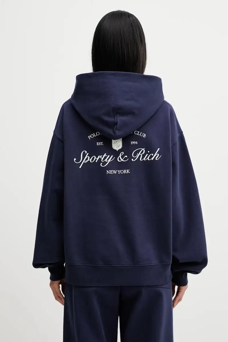 felpa in cotone Syracuse Blu navy