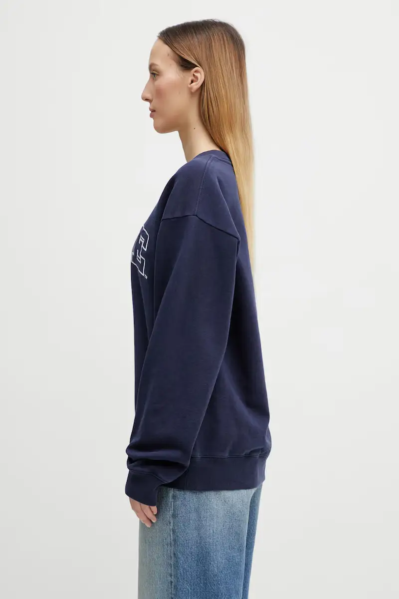 felpa in cotone Yale Ivy Blu navy miniatura 2