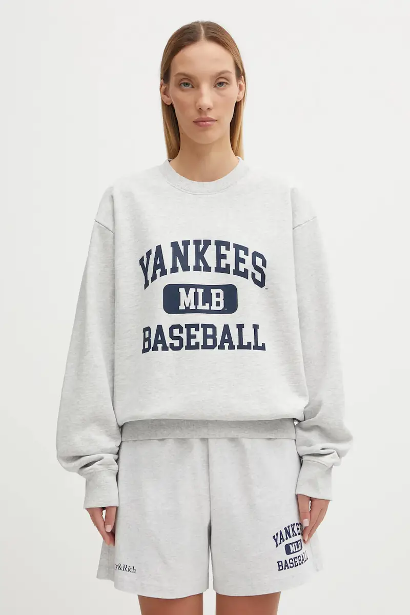 felpa Yankees Ivy colore grigio ST071623660GY03 miniatura 2
