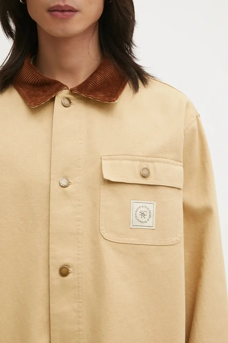 giacca in cotone SRHWC Painters colore beige JA06965305BE09 miniatura 4