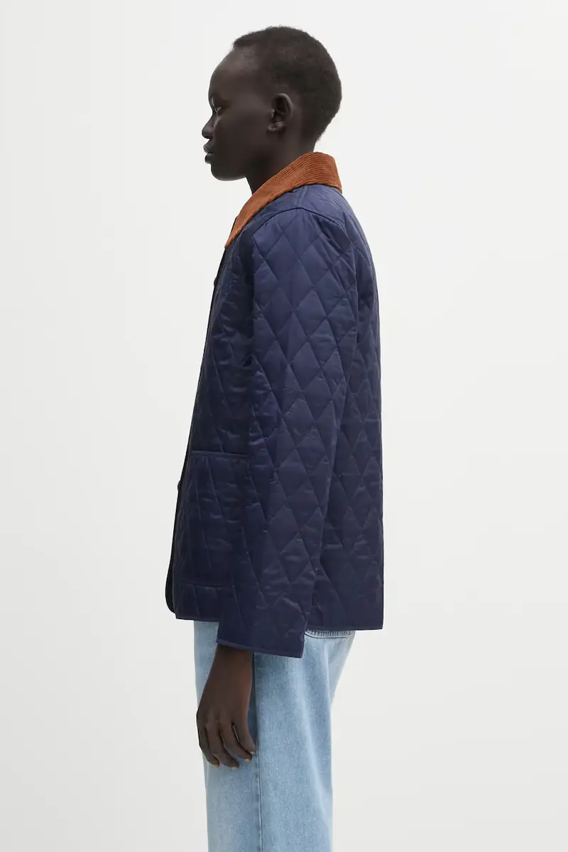 giacca NY Crest Nylon Quilted colore blu navy JA01962243BL106 miniatura 2