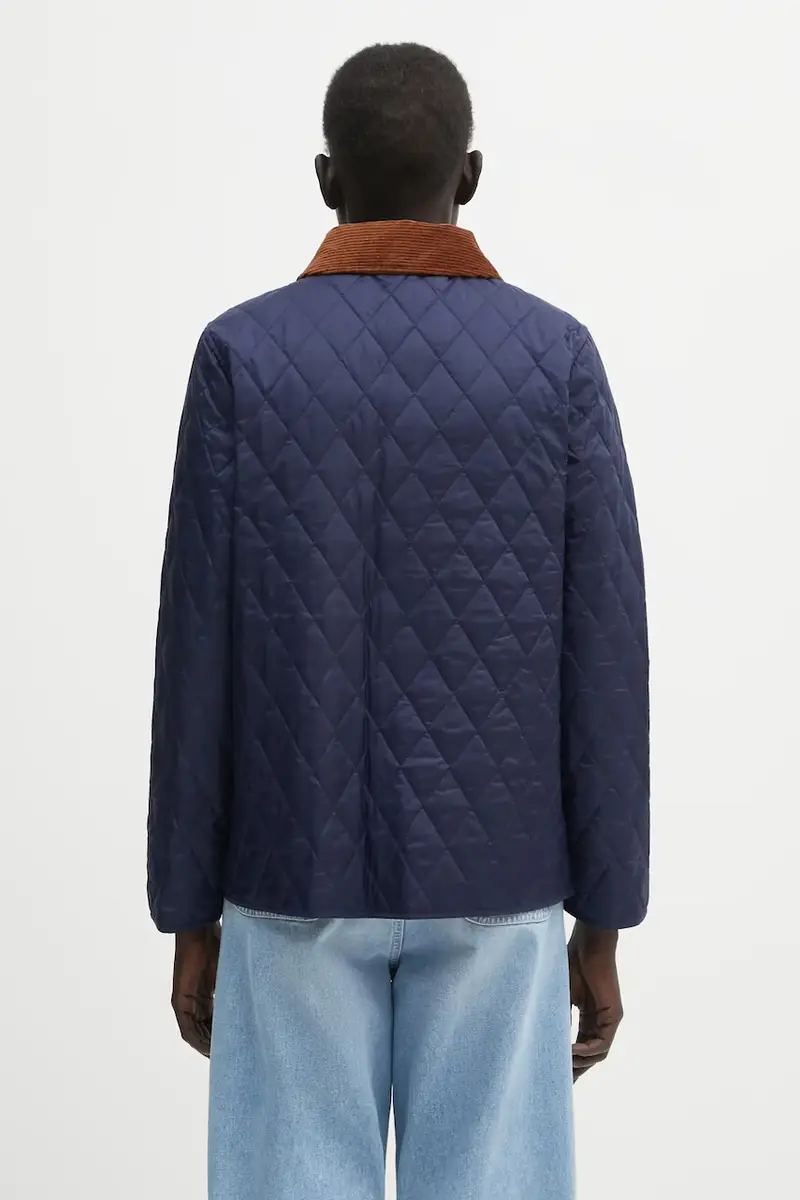 giacca NY Crest Nylon Quilted colore blu navy JA01962243BL106 miniatura 3