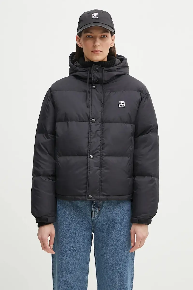 giacca Running Hooded Down colore nero OW020514141BA01