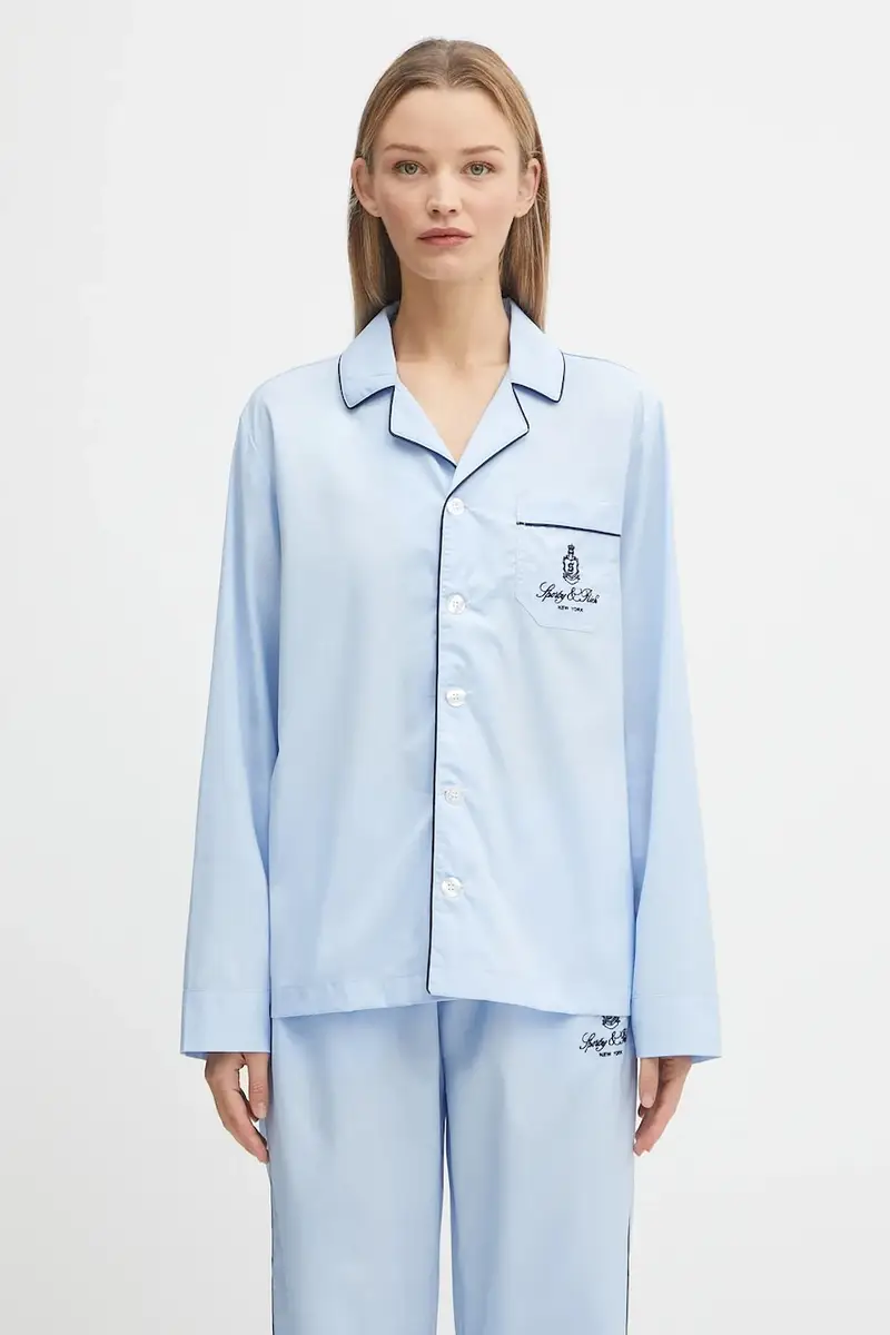 maglietta pigama Vendome Pyjama donna colore blu SI021602231BL90